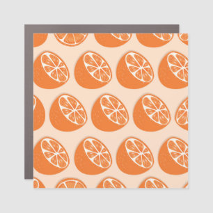 Fruit Seamless Pattern. Car Magnet