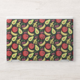 Fruit seamless pattern colorful tropical fruit HP laptop skin