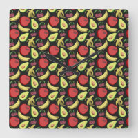Fruit seamless pattern | colorful tropical fruit