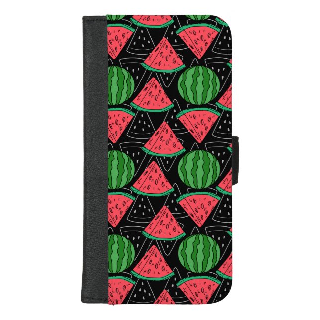 Fruit seamless pattern | Fruit surface pattern 11 iPhone Wallet Case (Front)