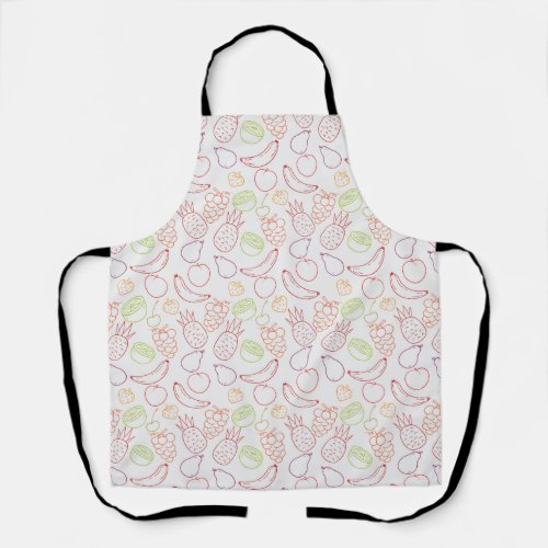 Fruit seamless pattern  Fruit surface pattern 12 Apron