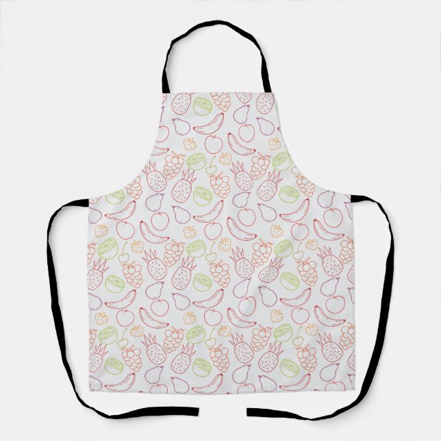 Fruit seamless pattern | Fruit surface pattern 12 Apron (Front)