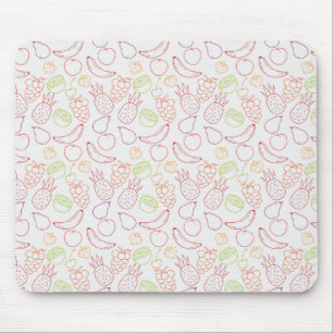 Fruit seamless pattern   Fruit surface pattern 12 Mouse Pad