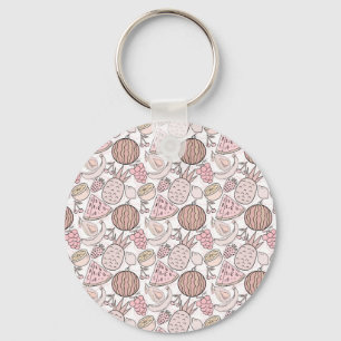 Fruit seamless pattern   Fruit surface pattern 1 Keychain