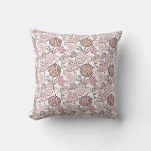 Fruit seamless pattern   Fruit surface pattern 1 Throw Pillow