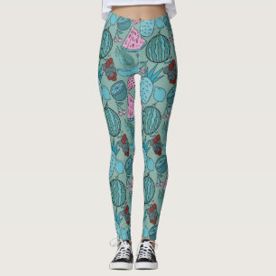 Fruit seamless pattern   Fruit surface pattern 20 Leggings