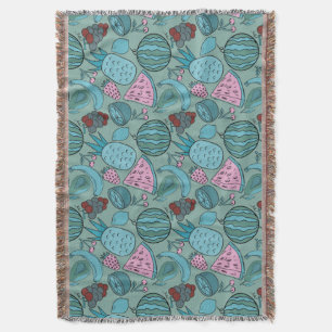 Fruit seamless pattern Fruit surface pattern 20 Throw Blanket