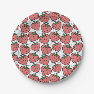 Fruit seamless pattern Fruit surface pattern 21 Paper Plates