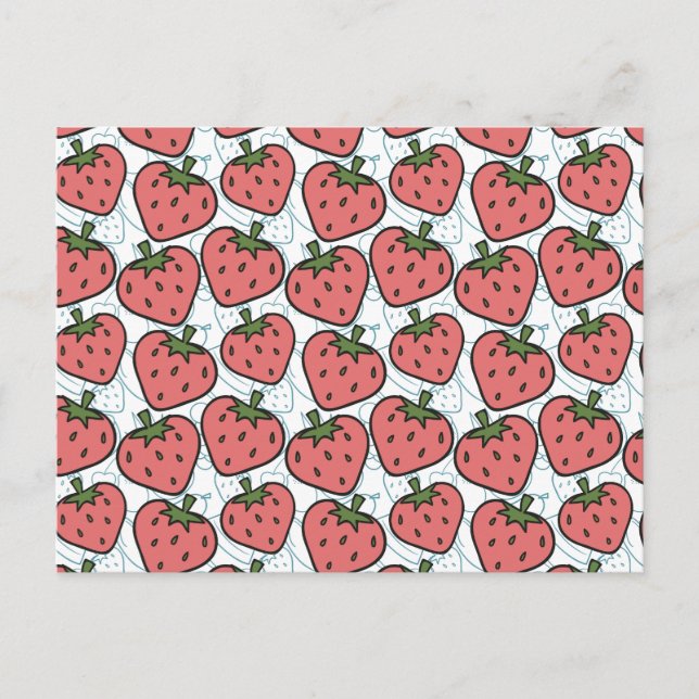 Fruit seamless pattern | Fruit surface pattern 21 Postcard (Front)