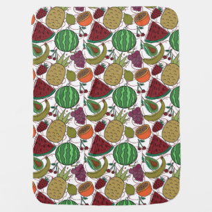 Fruit seamless pattern   Fruit surface pattern 25 Baby Blanket