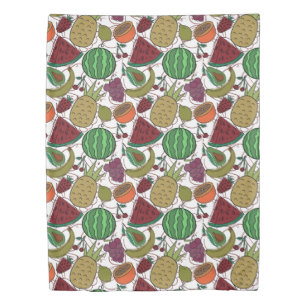 Fruit seamless pattern Fruit surface pattern 25 Duvet Cover