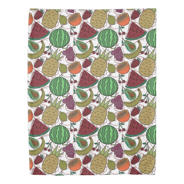 Fruit seamless pattern | Fruit surface pattern 25 Duvet Cover (Front)