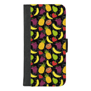 Fruit seamless pattern Fruit surface pattern 28 iPhone 8/7 Plus Wallet Case