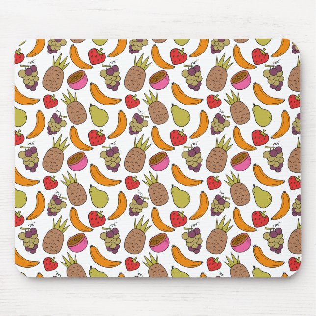 Fruit seamless pattern | Fruit surface pattern 33 Mouse Pad (Front)