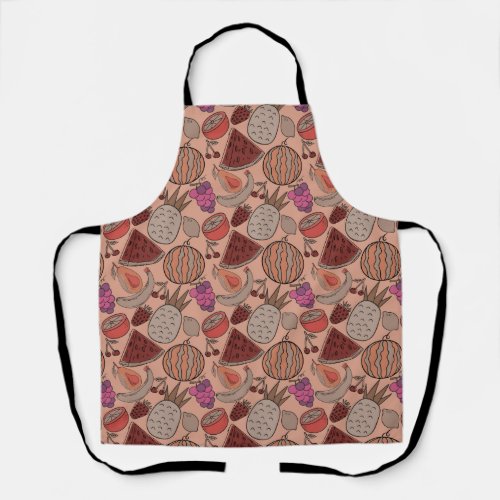 Fruit seamless pattern  Fruit surface pattern 45 Apron