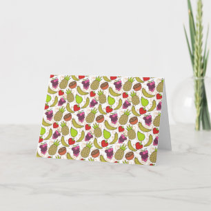 Fruit seamless pattern   Fruit surface pattern 49 Card