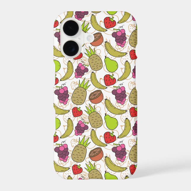 Fruit seamless pattern | Fruit surface pattern 49 Iphone Case (Back)