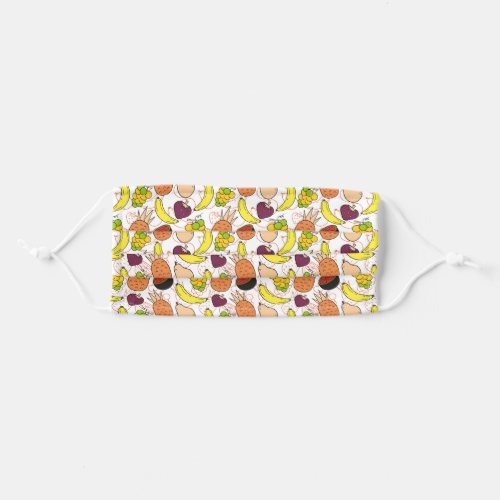 Fruit seamless pattern  Fruit surface pattern 50 Adult Cloth Face Mask