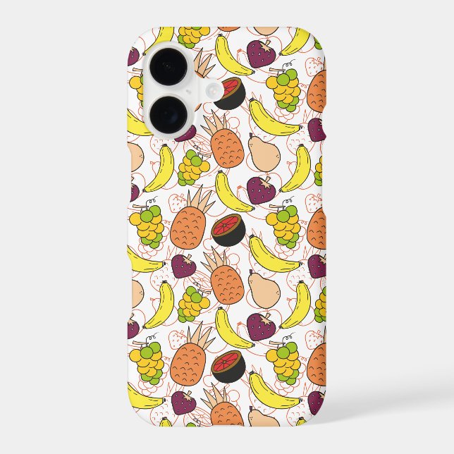 Fruit seamless pattern | Fruit surface pattern 50 Iphone Case (Back)