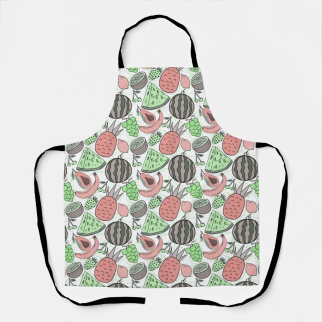 Fruit seamless pattern | Fruit surface pattern 53 Apron (Front)