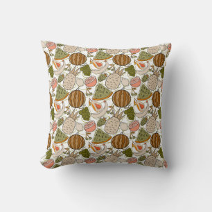 Fruit seamless pattern   Fruit surface pattern 54 Throw Pillow