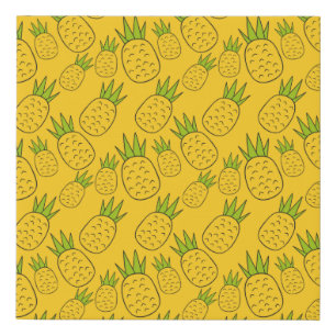 Fruit seamless pattern   Fruit surface pattern 56 Faux Canvas Print