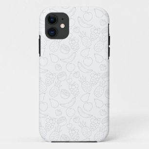 Fruit seamless pattern   Fruit surface pattern 58 iPhone 11 Case