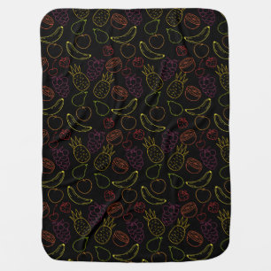Fruit seamless pattern   Fruit surface pattern 6 Baby Blanket