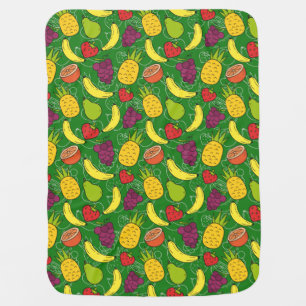 Fruit seamless pattern Fruit surface pattern 7 Baby Blanket