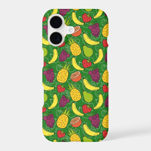 Fruit seamless pattern | Fruit surface pattern 7 Iphone Case (Back)