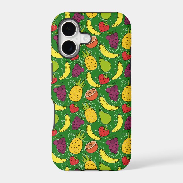 Fruit seamless pattern | Fruit surface pattern 7 Iphone Case (Back)