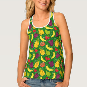 Fruit seamless pattern Fruit surface pattern 7 Tank Top