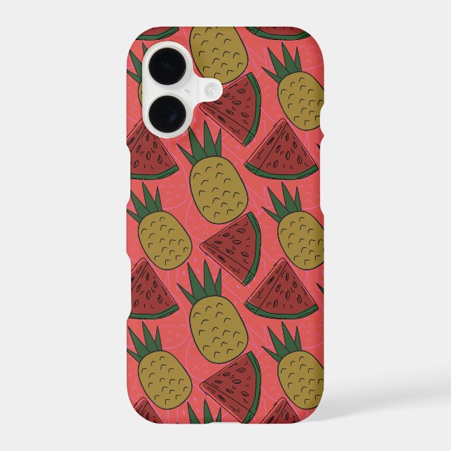 Fruit seamless pattern | Fruit surface pattern 8 Iphone Case (Back)