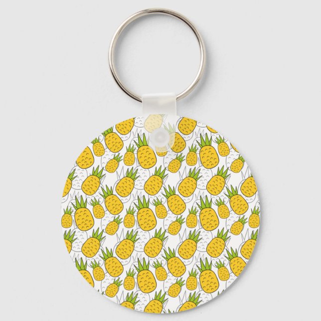 Fruit seamless pattern | Fruit surface pattern 9 Keychain (Front)