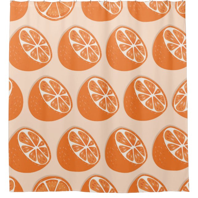 Fruit Seamless Pattern. Shower Curtain (Front)