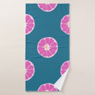 Fruit seamless pattern with orange. abstract,art,b bath towel