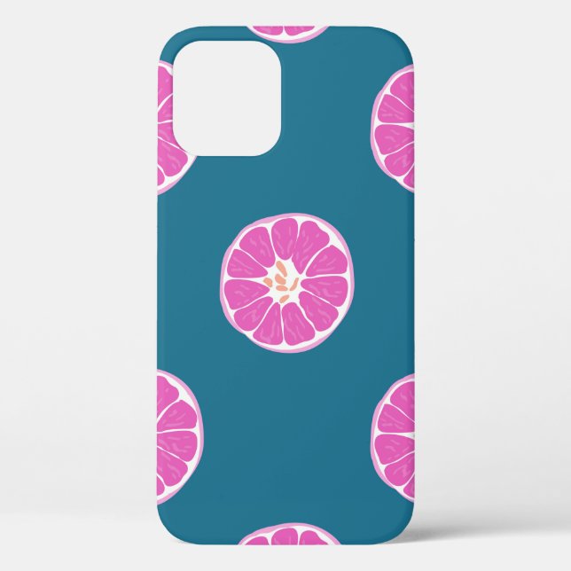Fruit seamless pattern with orange. abstract,art,b Case-Mate iPhone case (Back)