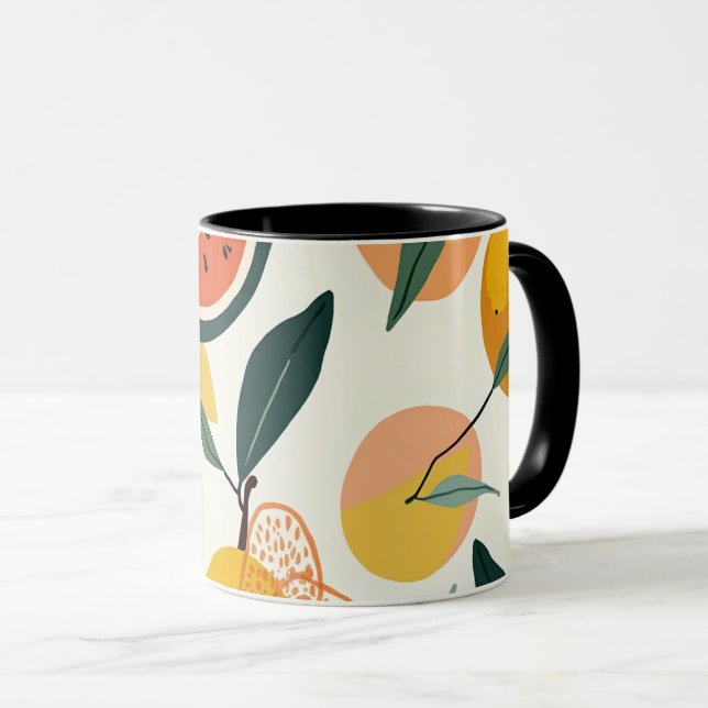 Fruit-shaped pattern cup (Front Right)
