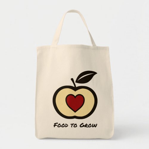Fruit Shopping Food to Grow Logo Budget Tote Bag