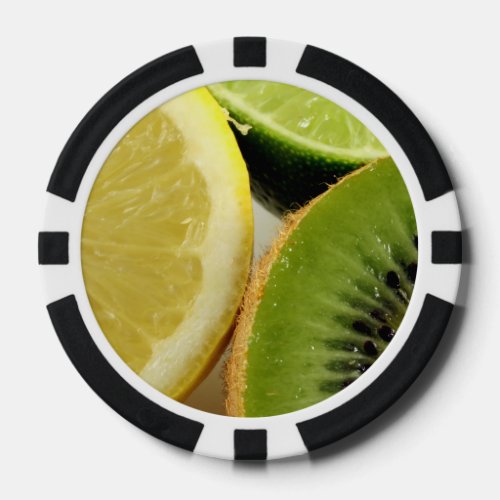 Fruit Slices Poker Chips