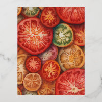 Fruit Slices Seamless Patterns