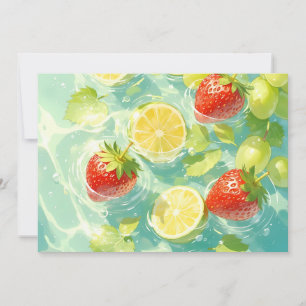 Fruit Splash Invitation