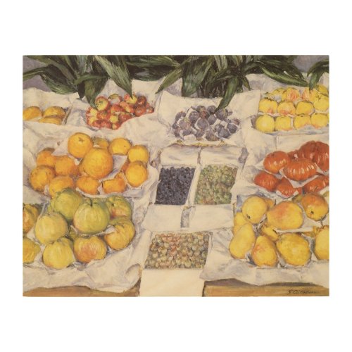 Fruit Stand by Gustave Caillebotte Vintage Art