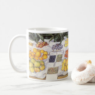 Fruit Stand by Gustave Caillebotte, Vintage Art Coffee Mug