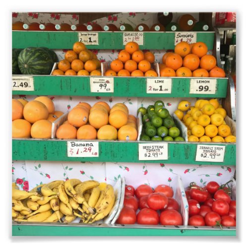 Fruit Stand Columbus Avenue New York City NYC Photo Print