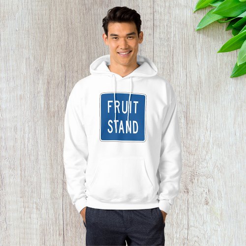 Fruit Stand Road Sign Hoodie