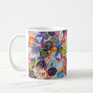 Fruit Sticker Montage Pattern Mug