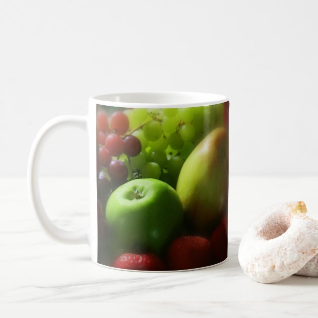 Fruit Still Life Coffee Mug (With Donut)