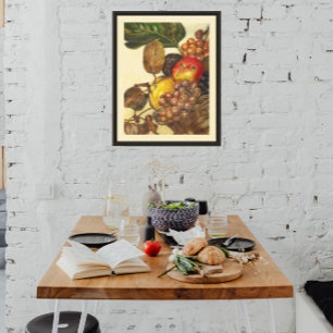 Fruit Still Life Framed Art - Kitchen Decor
