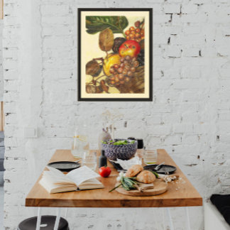 Fruit Still Life Framed Art - Kitchen Decor